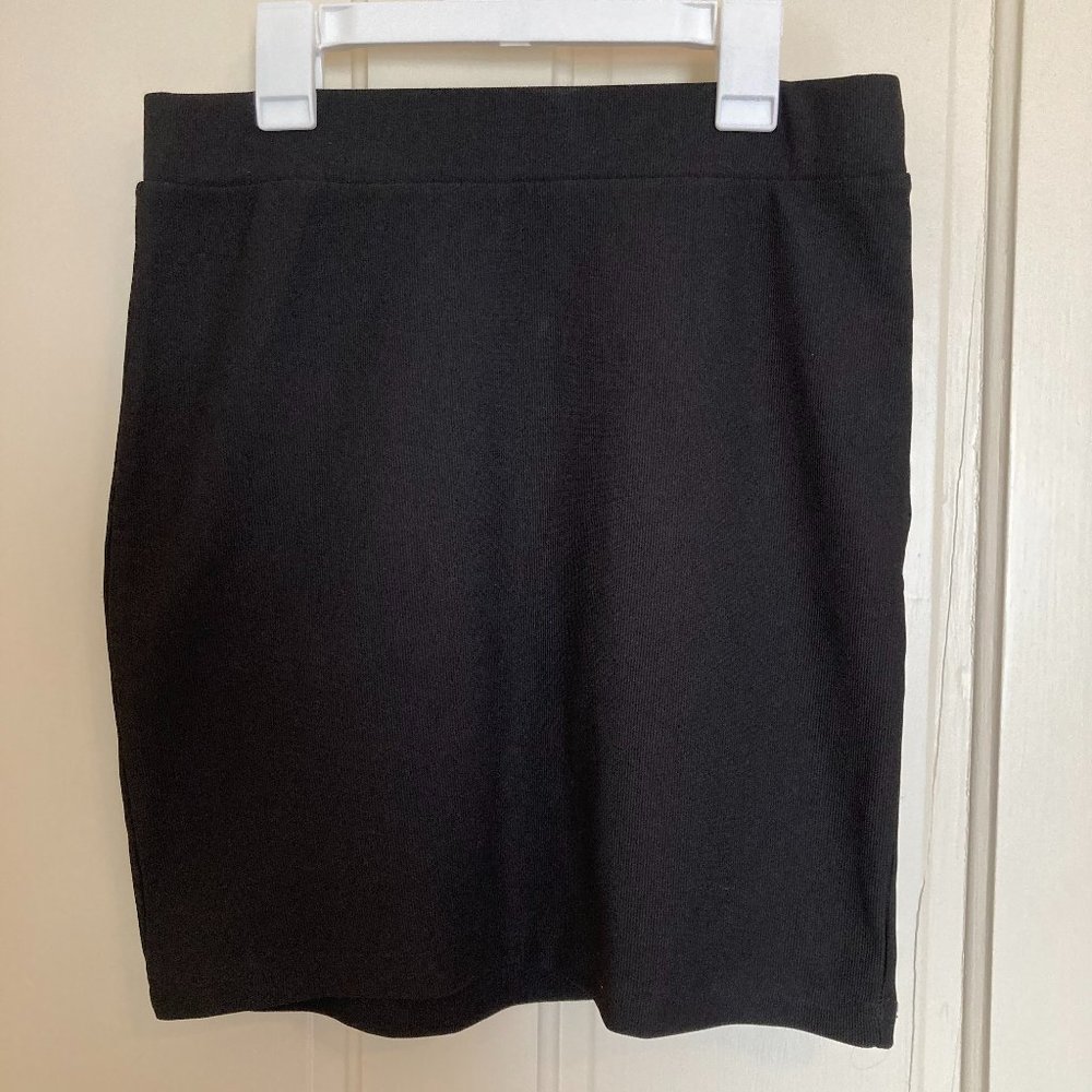 Simple Black Classic Bodycon Mini Skirt